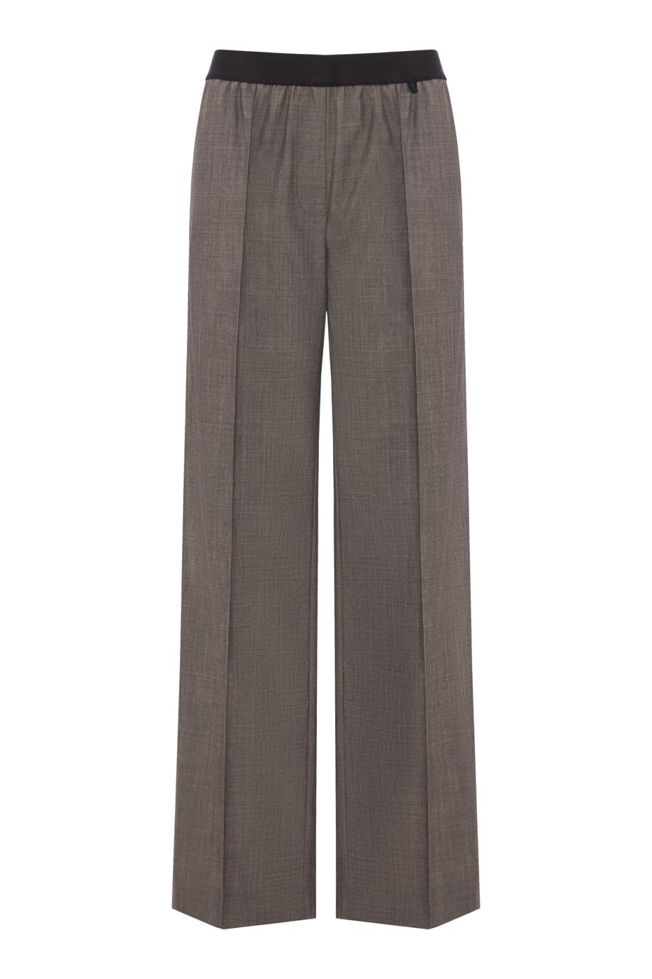 City virgin wool-gabardine pants