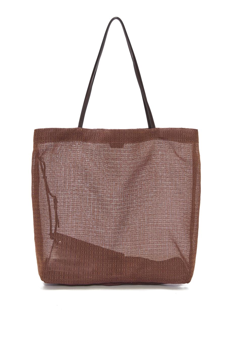 Barn geometric canvas tote bag