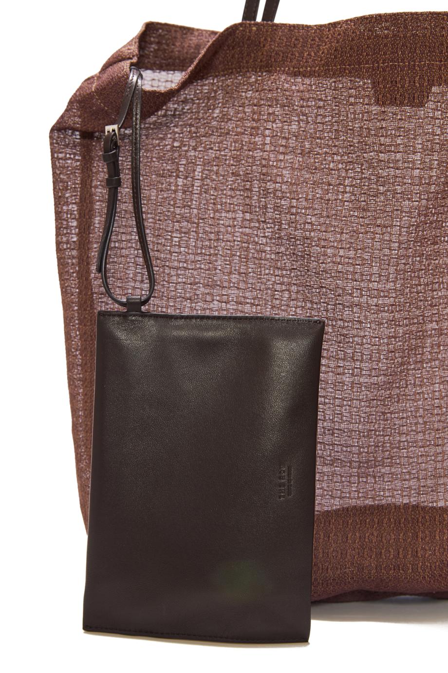 Barn geometric canvas tote bag