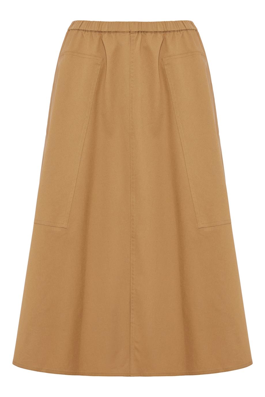 Cotton Full midi skirt