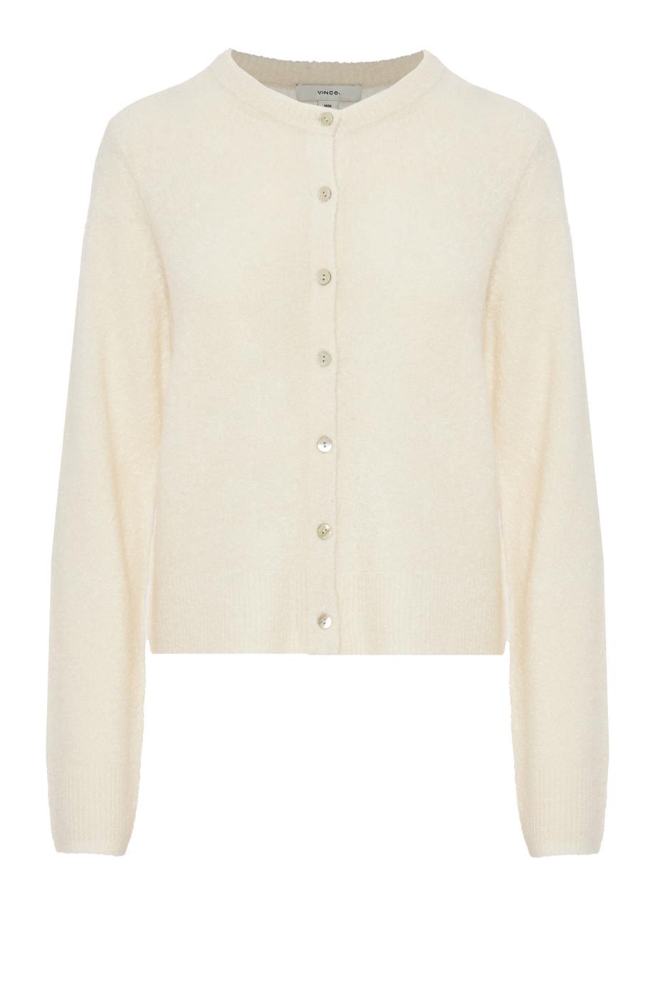 Silk & Cashmere-Blend Bouclé Cardigan