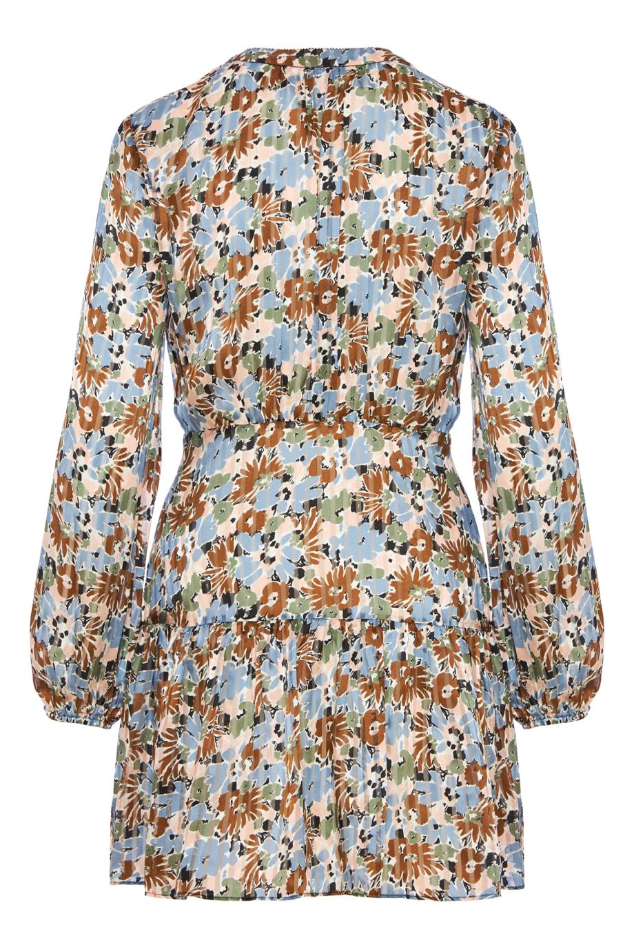 Nyjah printed silk mini dress
