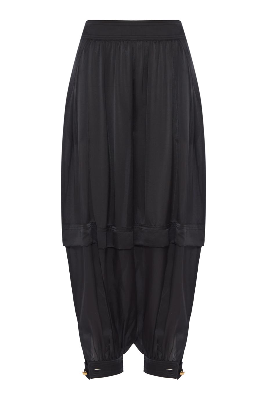 Hypnotic printed silk harem pants
