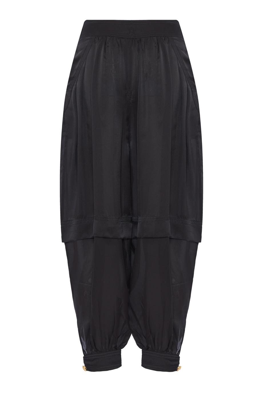 Hypnotic printed silk harem pants