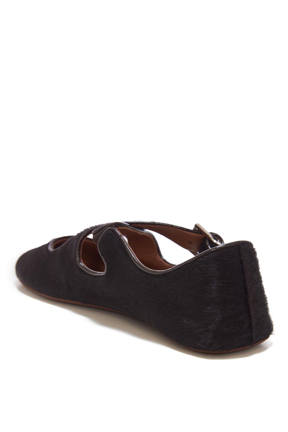 ΠΑΠΟΥΤΣΙΑ BALLET FLATS HAIRCALF
