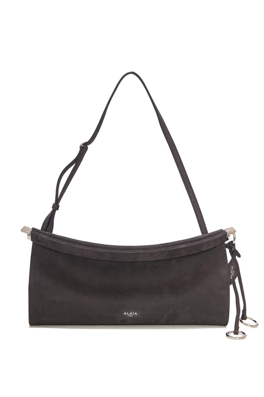 Le click suede east west medium shoulder bag in nubuck