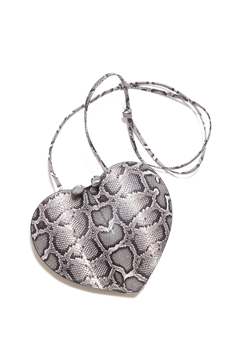 Le Coeur snakeskin shoulder bag 