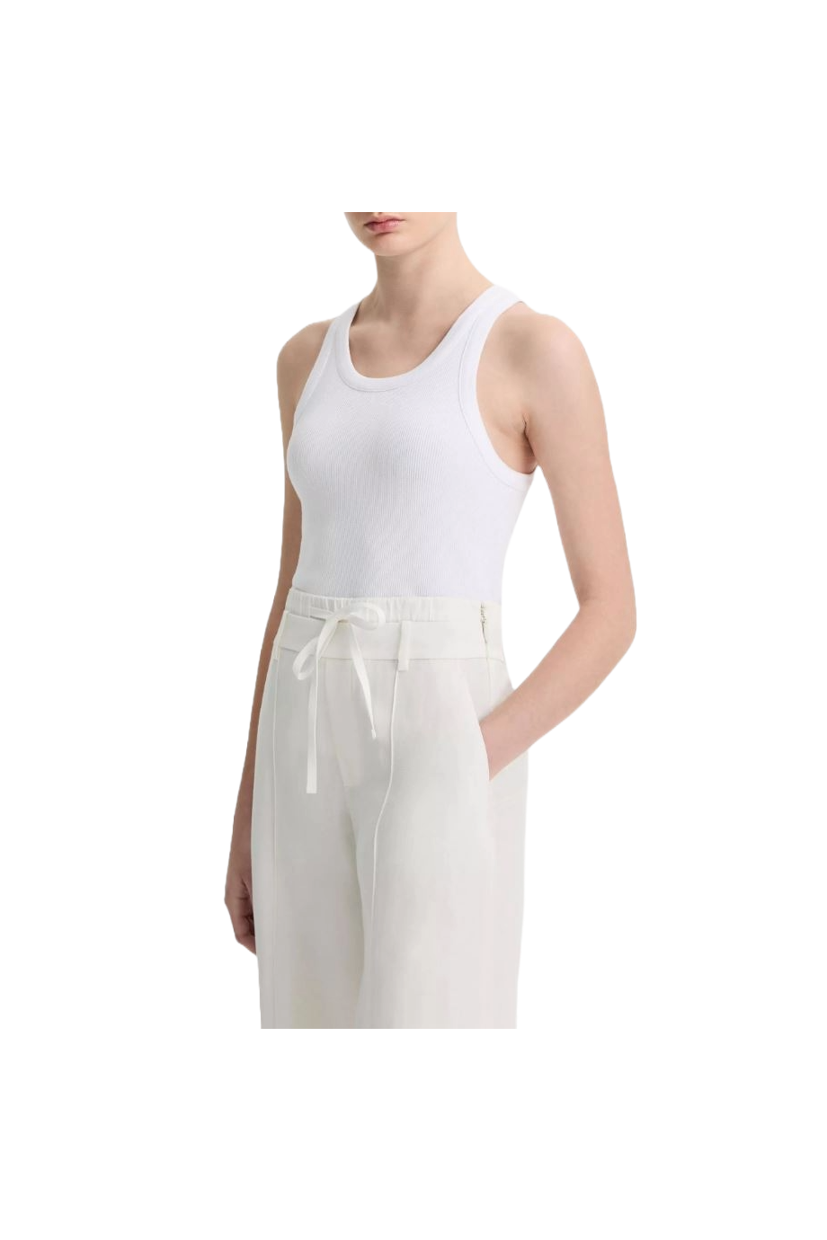Cotton-blend tank top