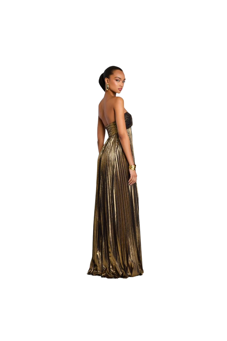 Zoa lurex maxi dress