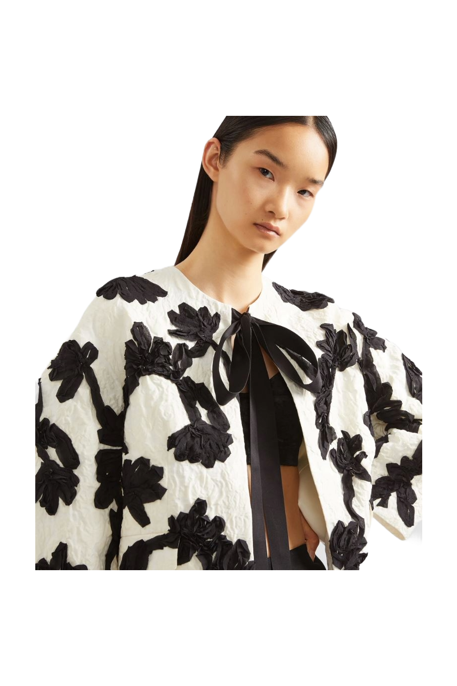 Cloqué jacquard jacket