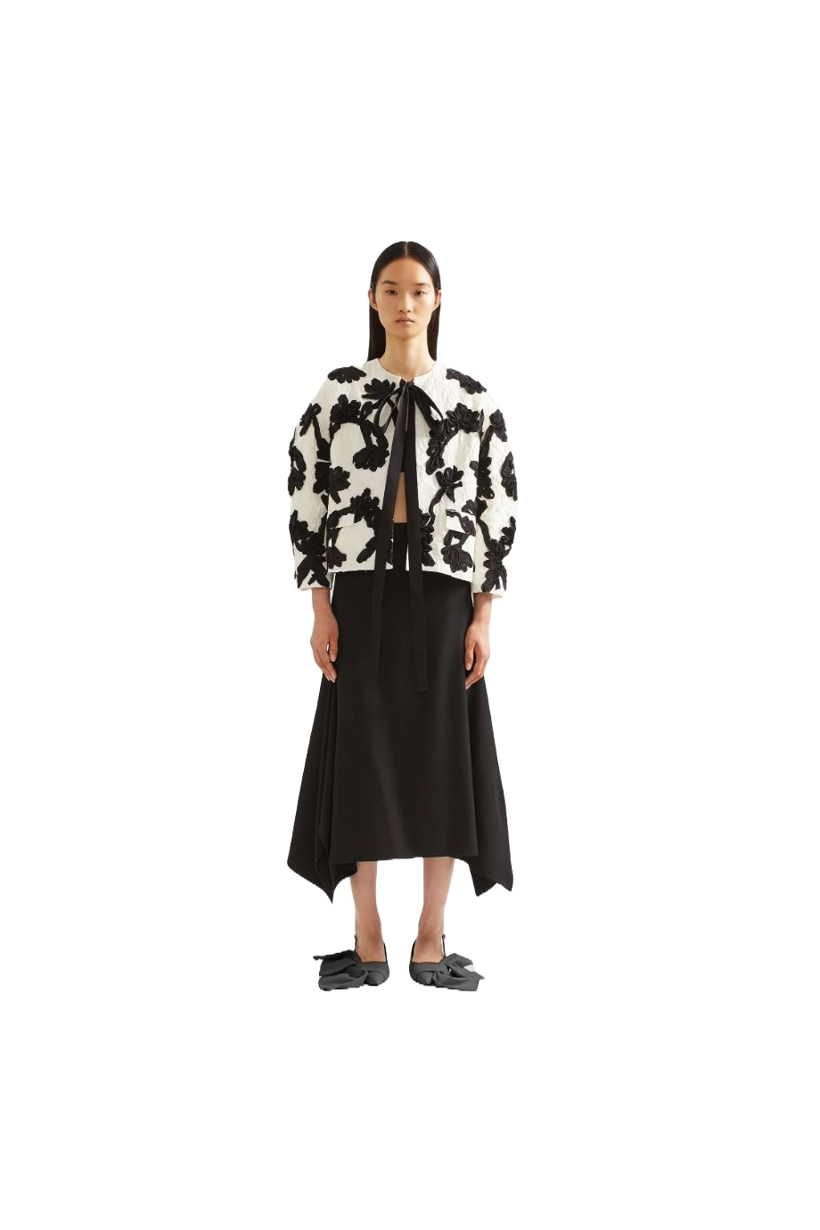 Cloqué jacquard jacket