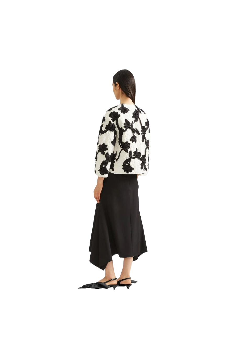 Cloqué jacquard jacket