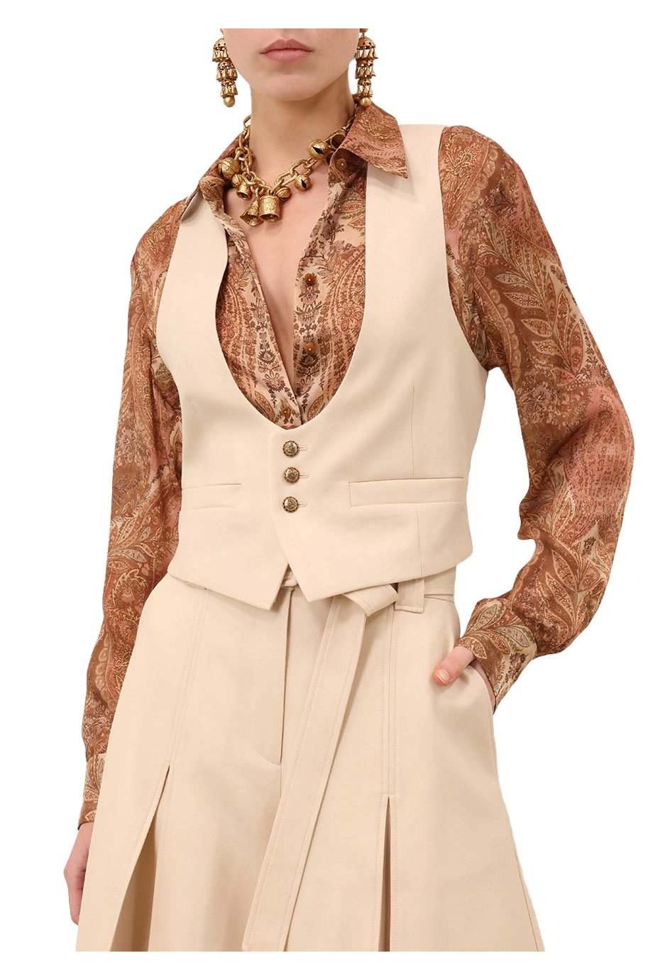 Hypnotic wool vest