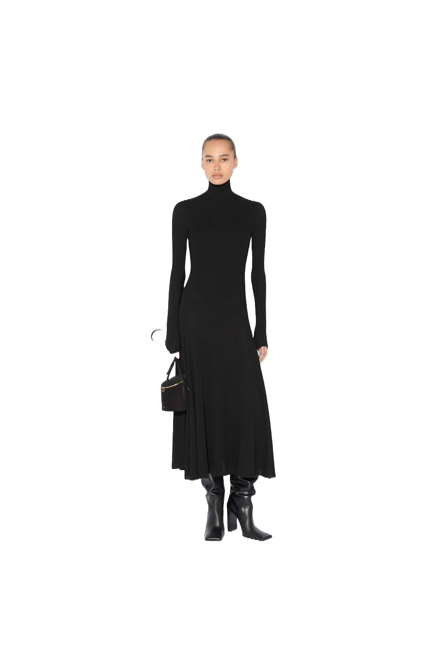 Heart jersey midi dress