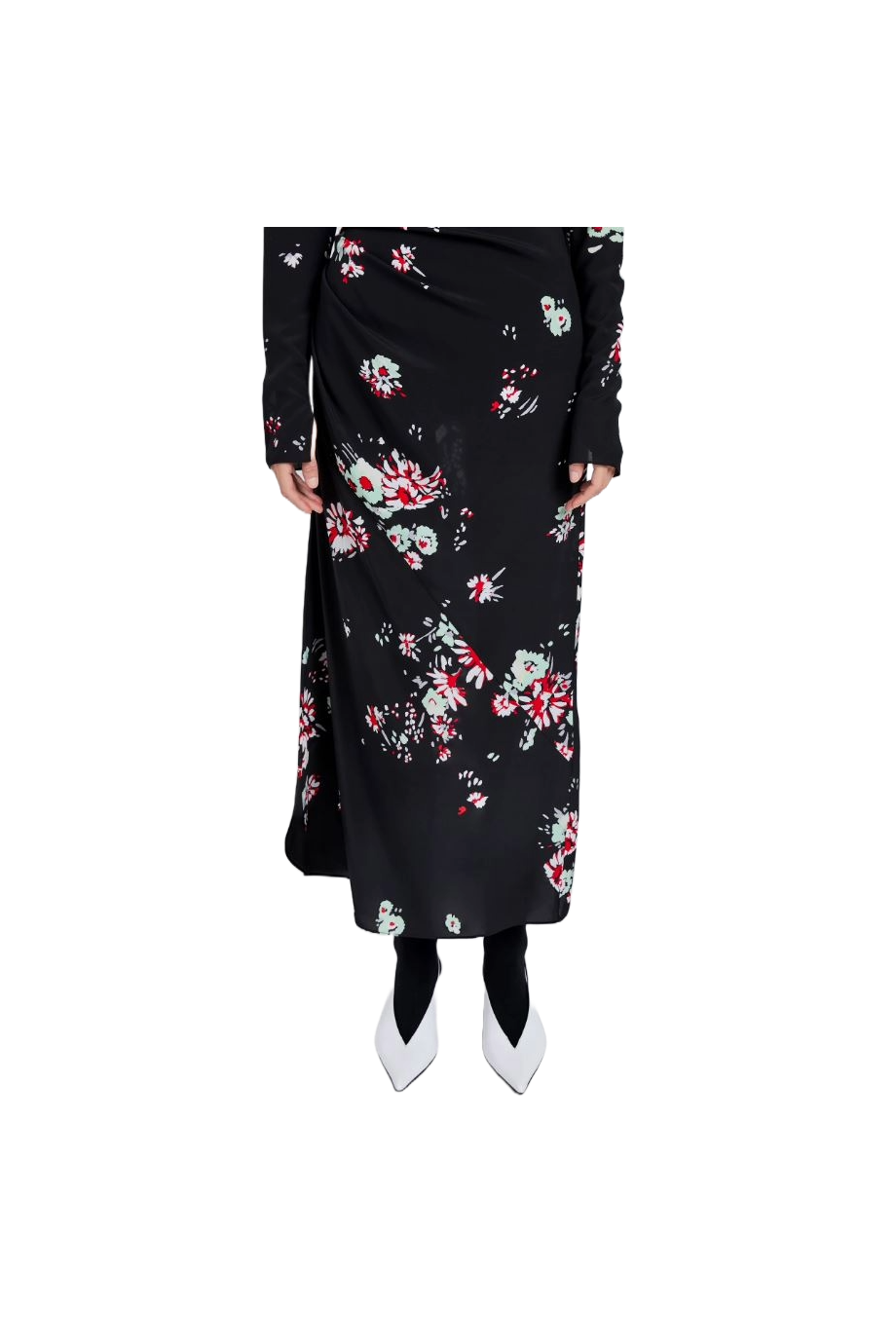 Trudie printed silk-blend midi dress