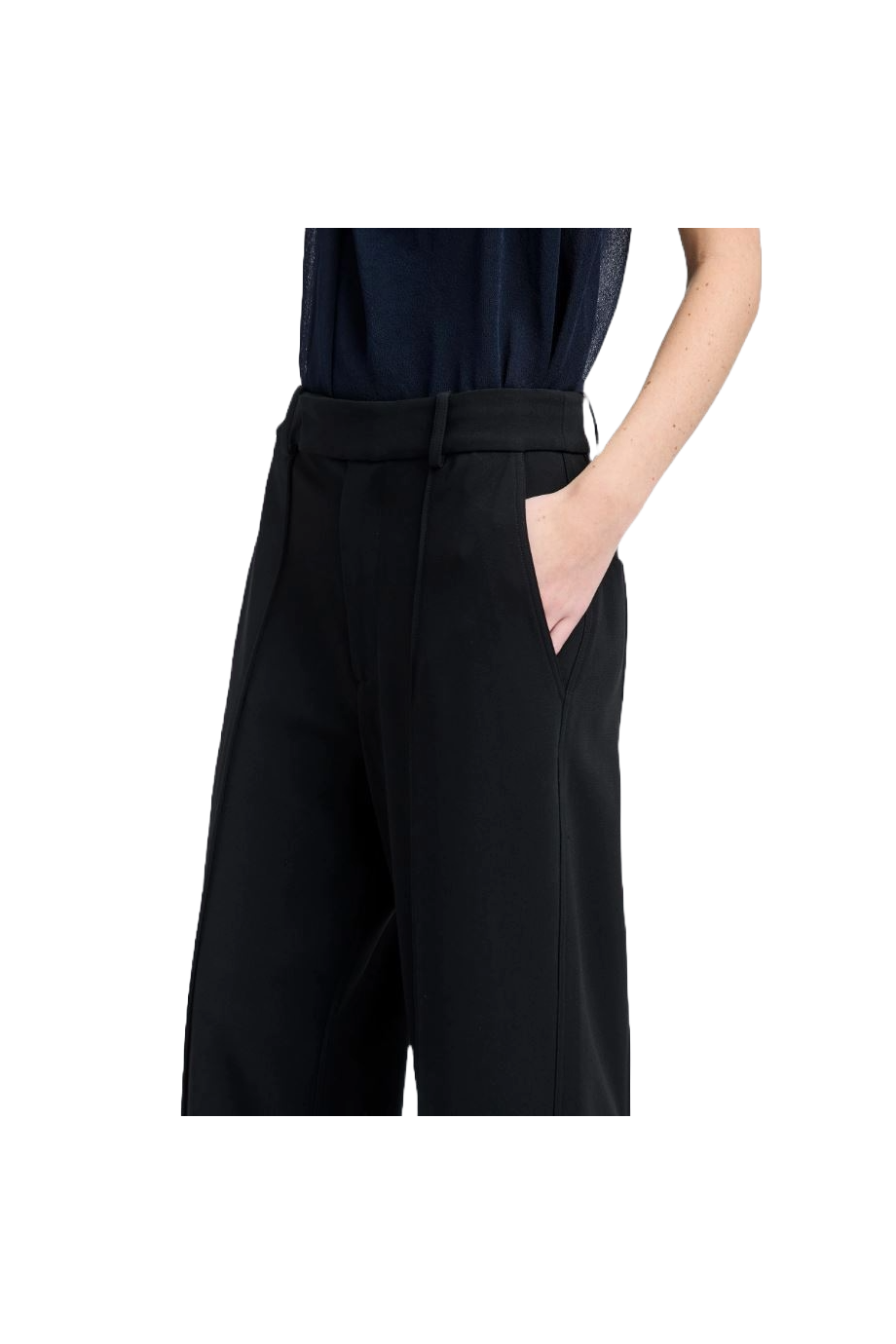 Weyes crepe pants