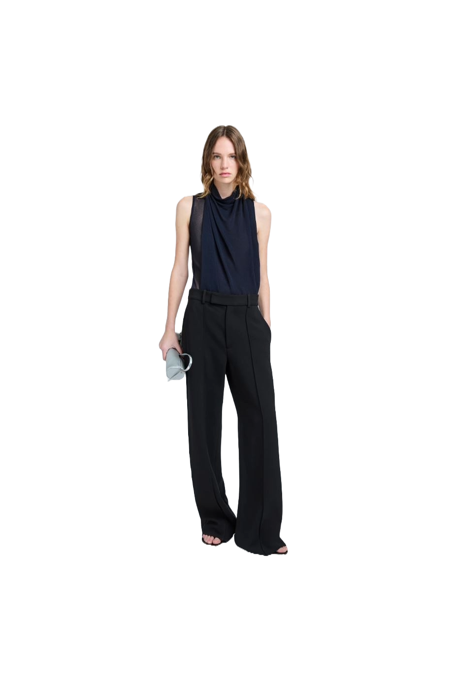 Weyes crepe pants
