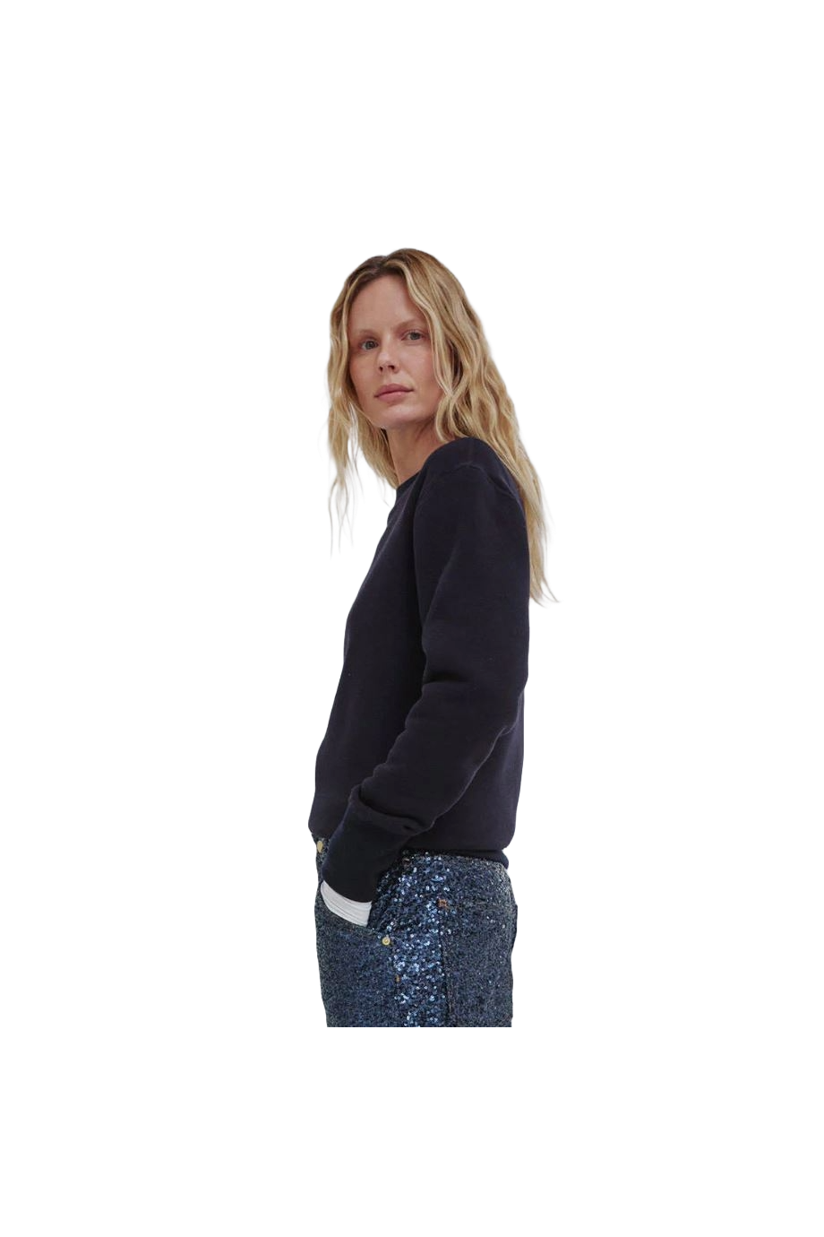 Cotton-blend sweatshirt
