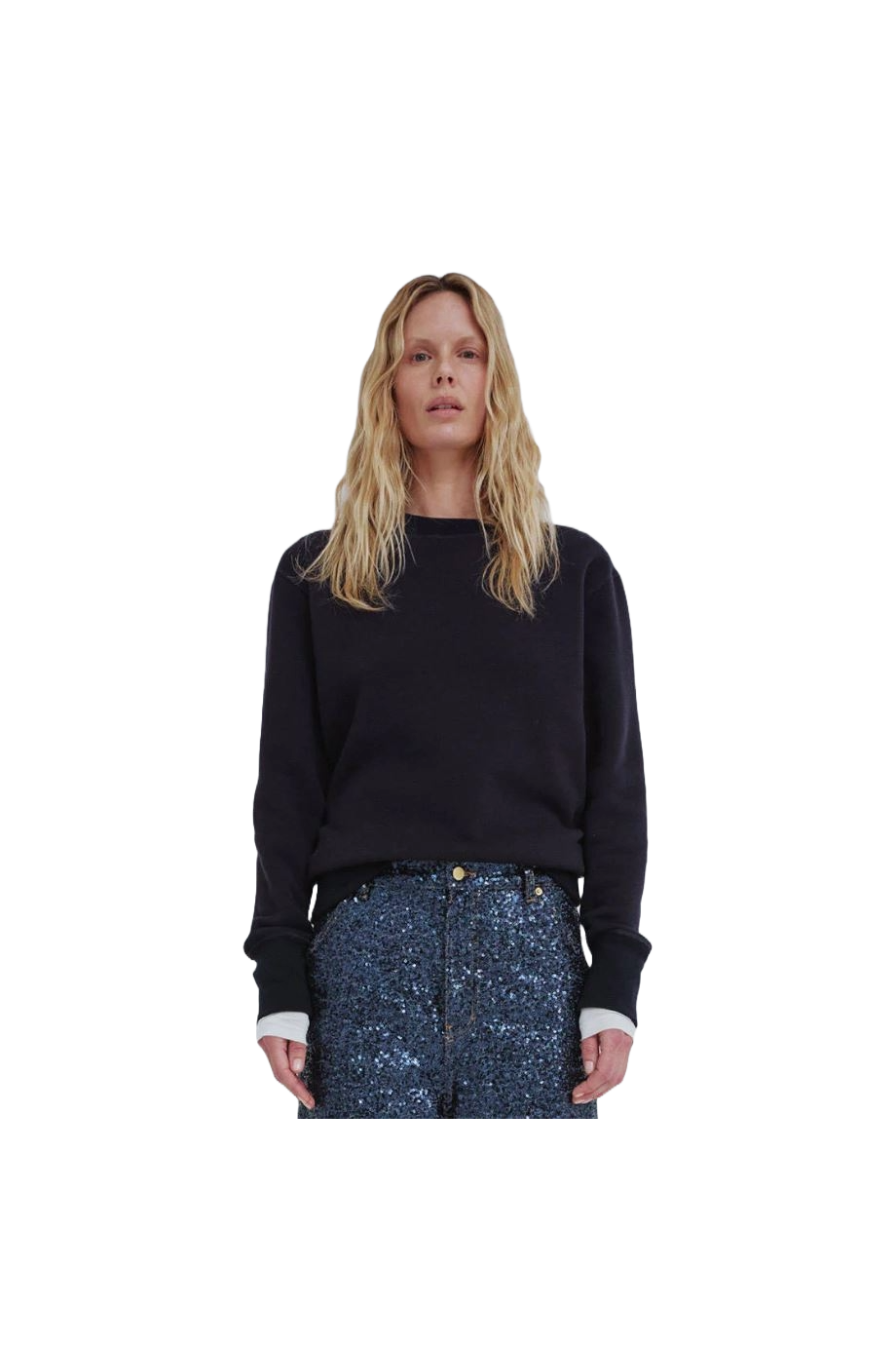 Cotton-blend sweatshirt