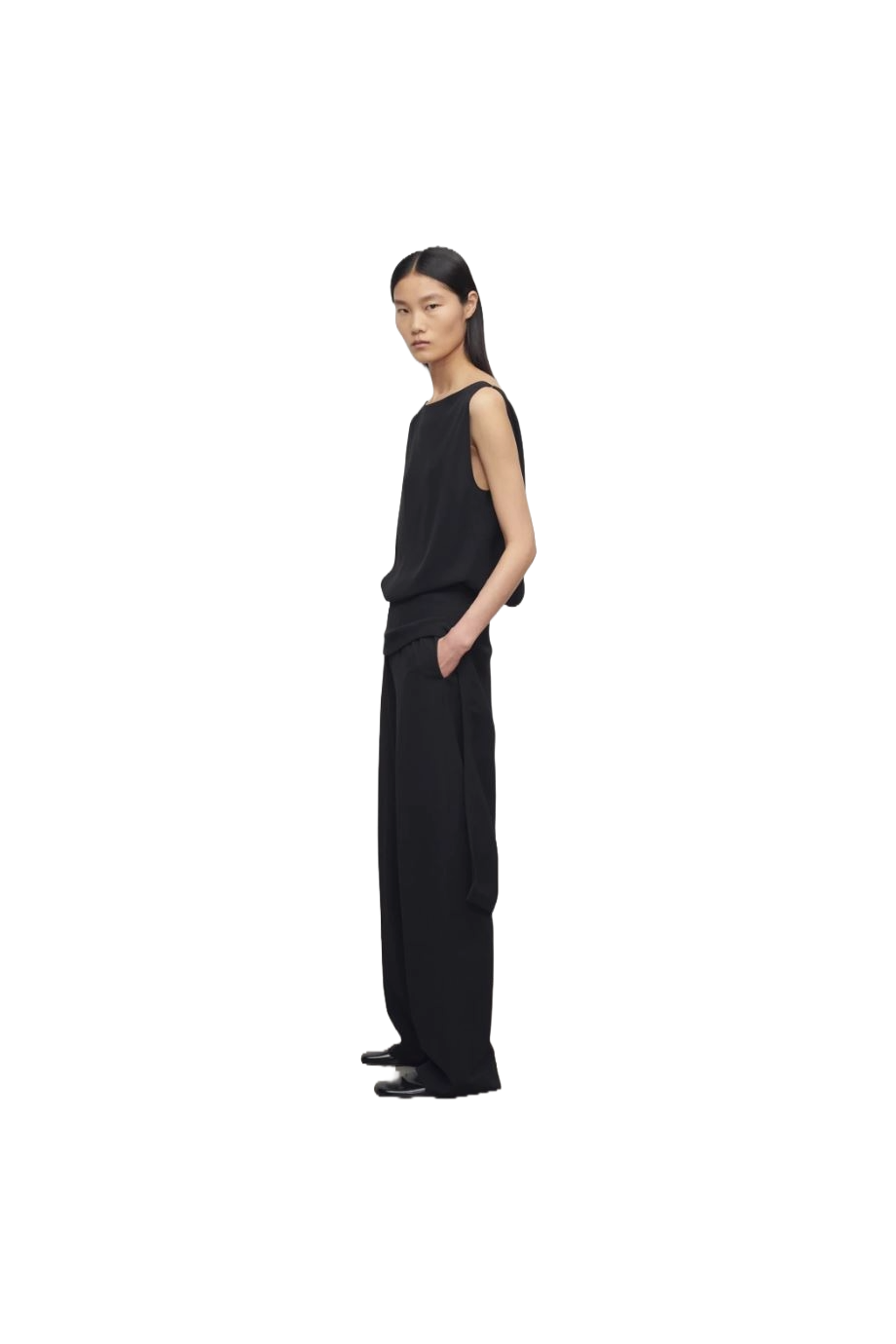 Seraphim wool-gabardine pants