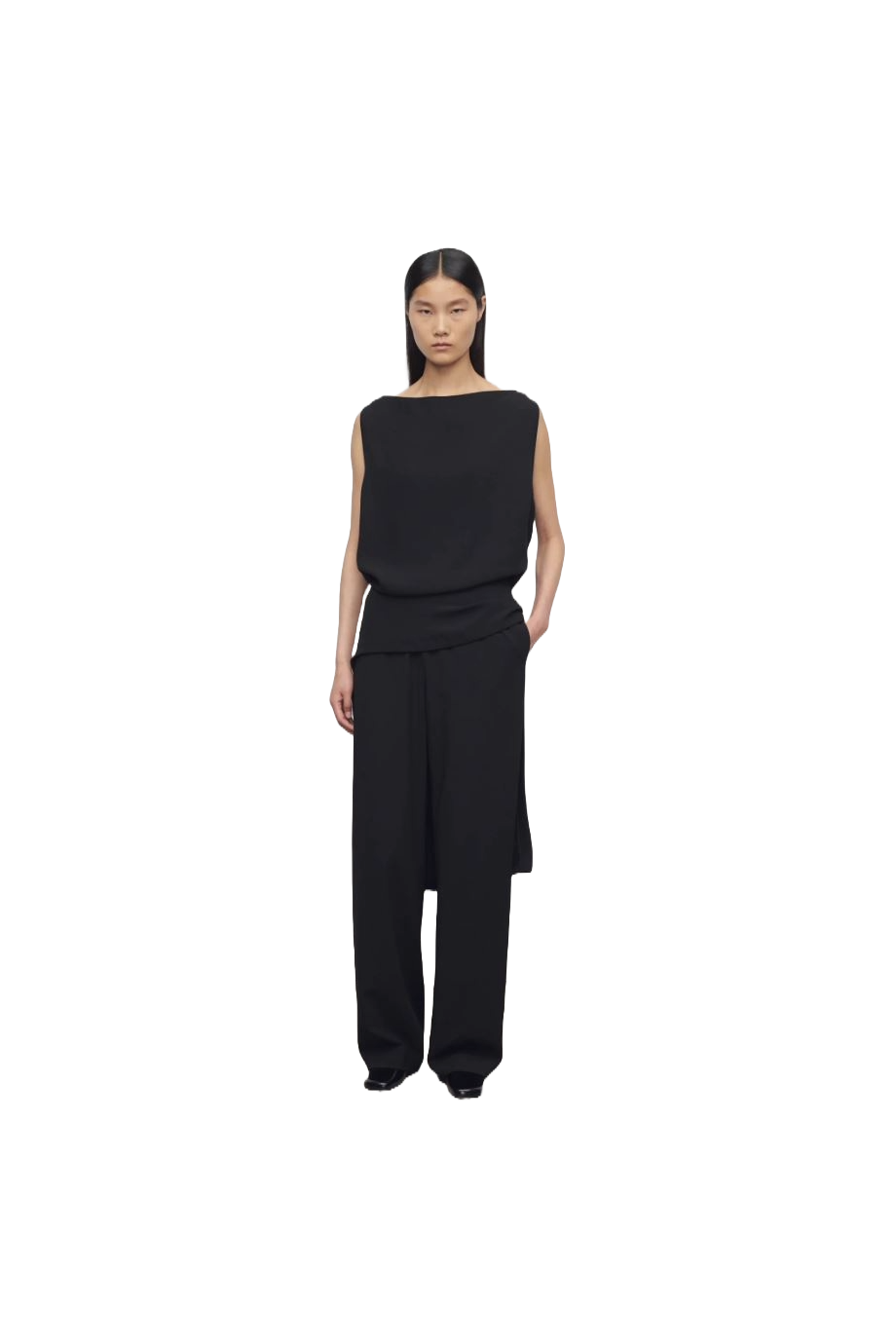 Seraphim wool-gabardine pants