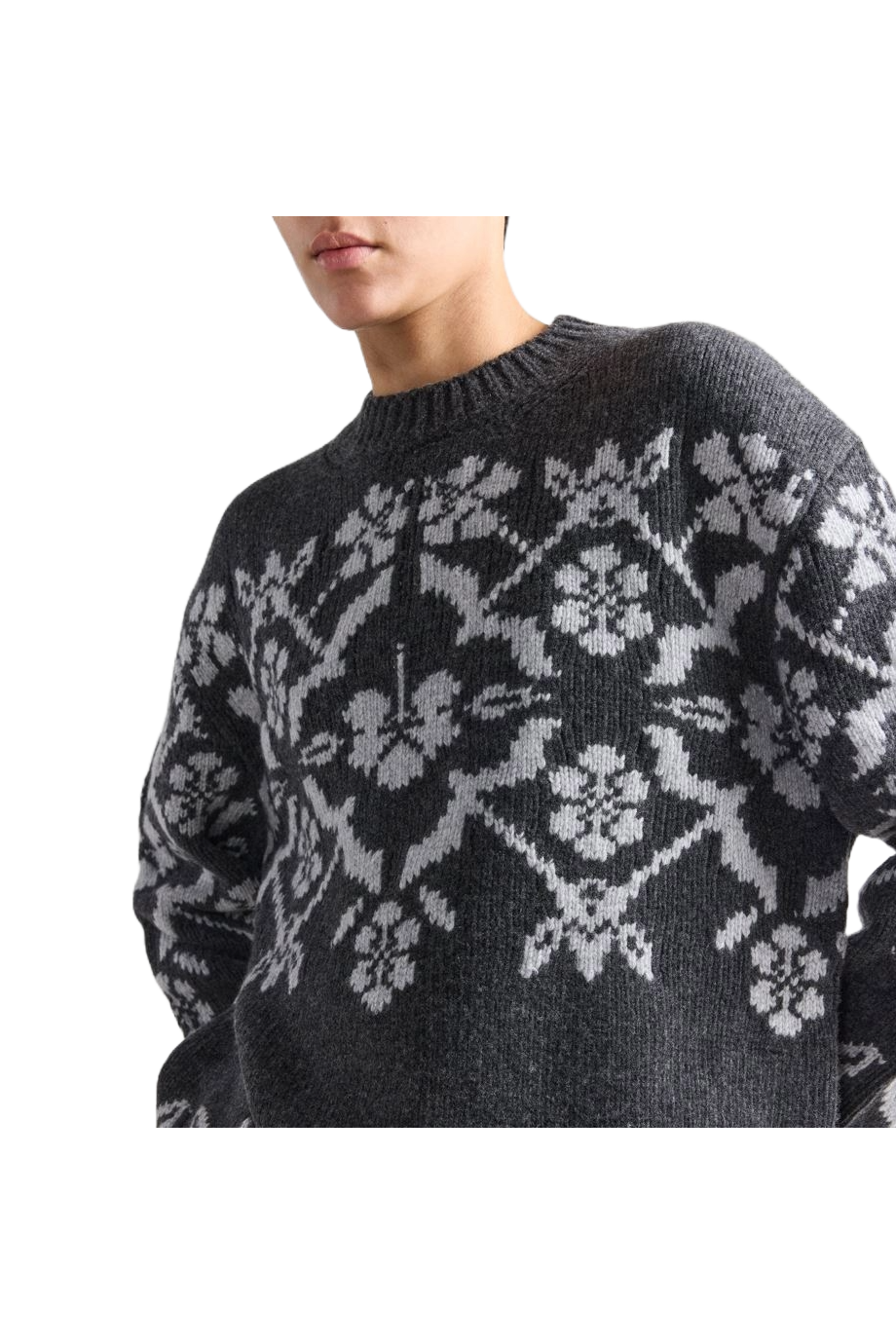 Georgia fair-isle wool and cashmere sweater