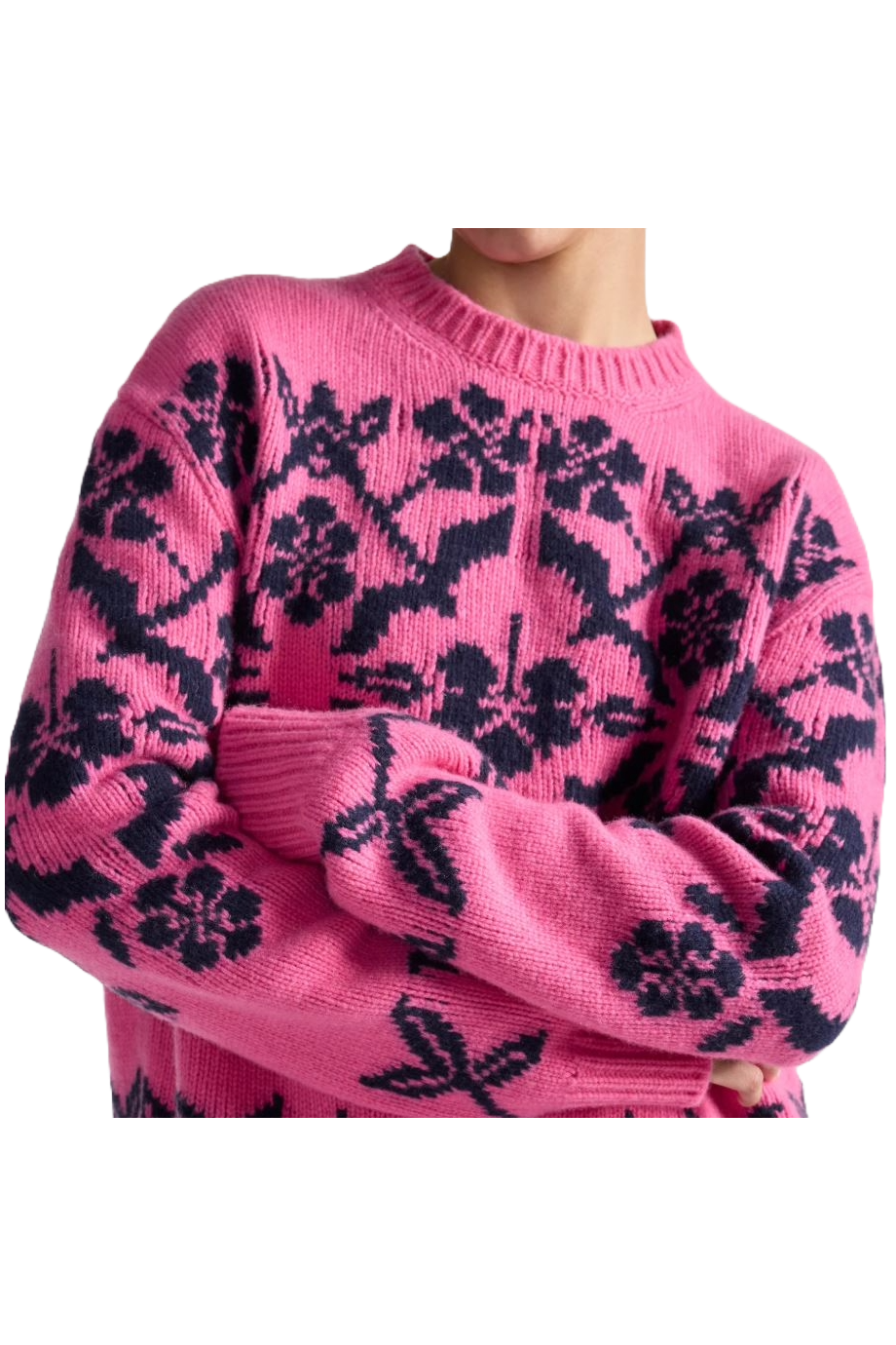 Georgia fair-isle wool and cashmere sweater