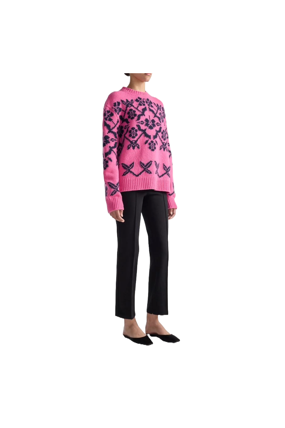 Georgia fair-isle wool and cashmere sweater