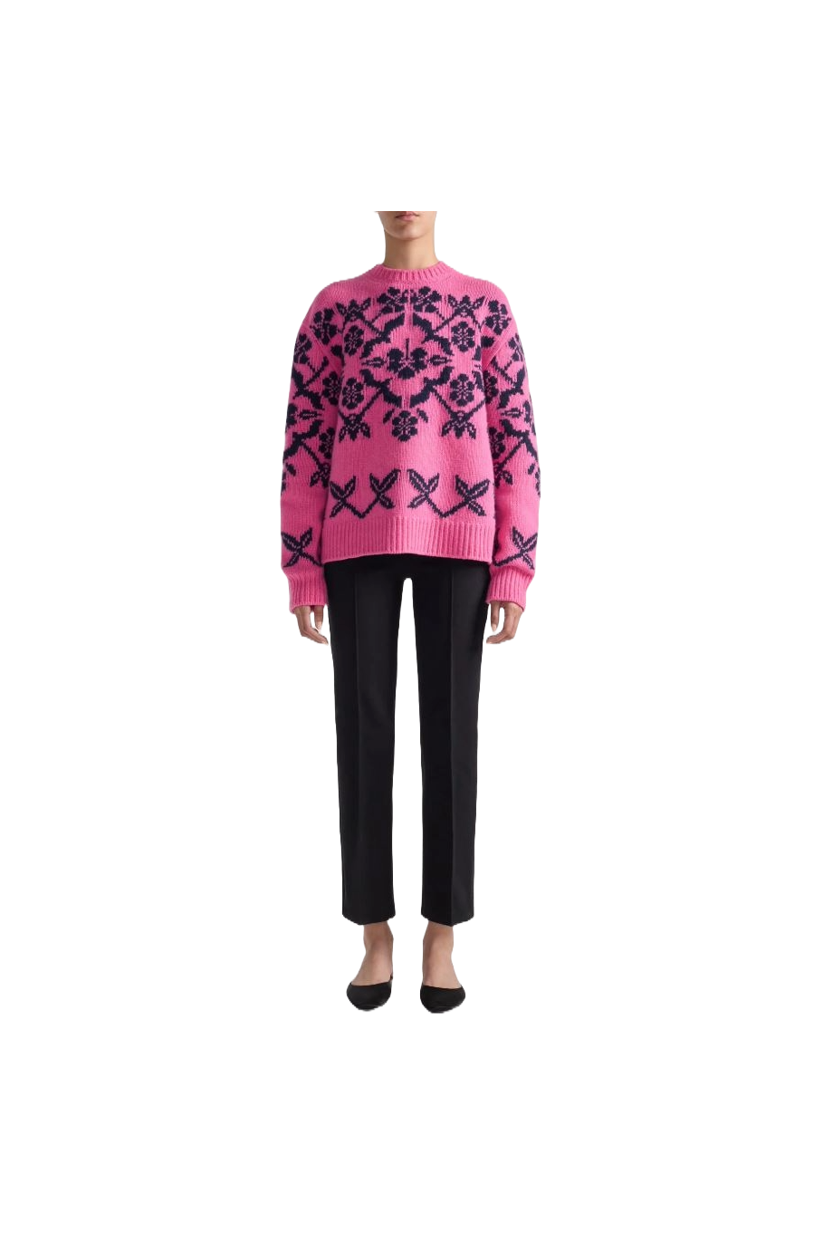 Georgia fair-isle wool and cashmere sweater