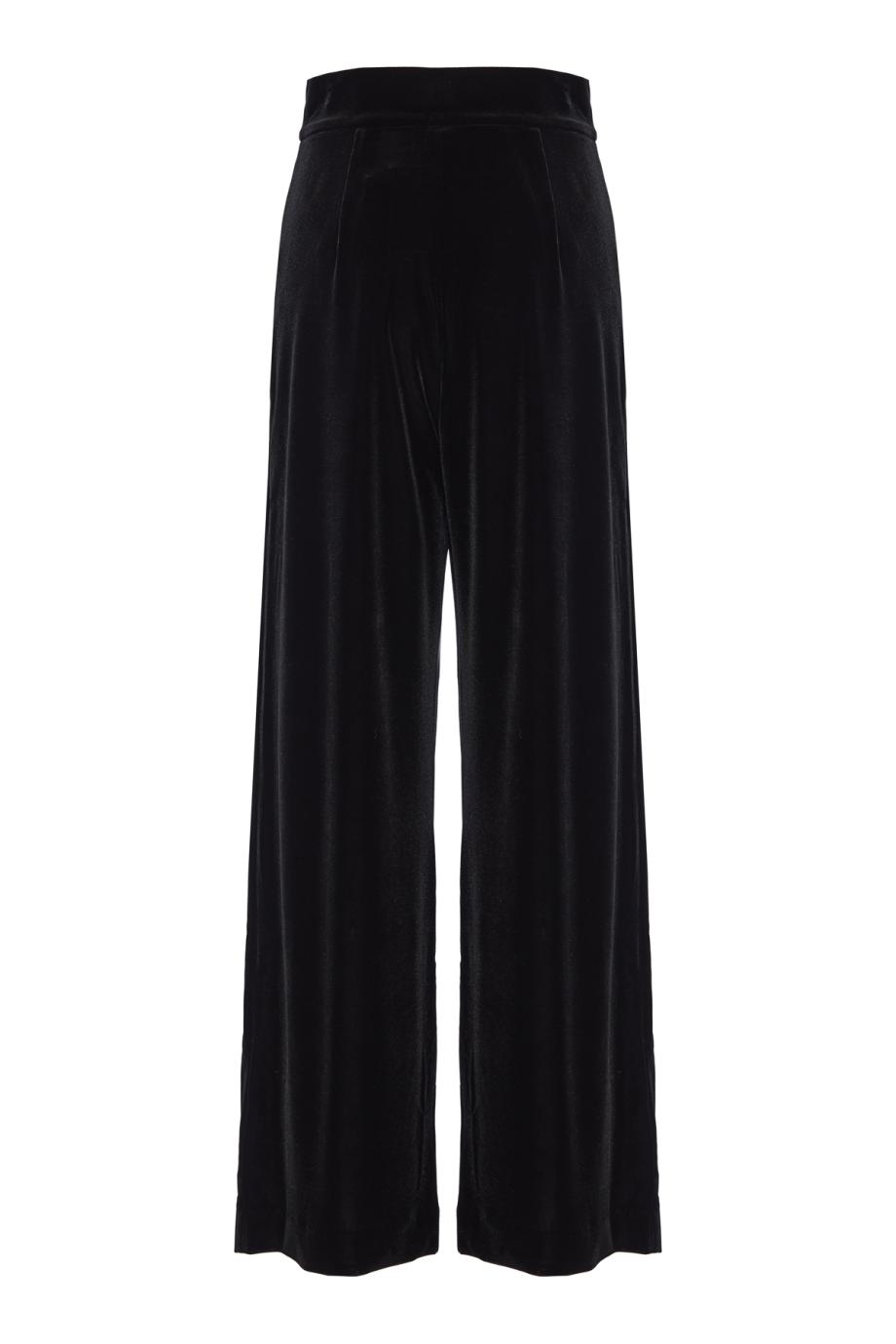 Cipro embroidered velvet pants