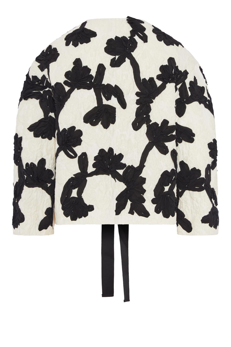 Cloqué jacquard evening jacket
