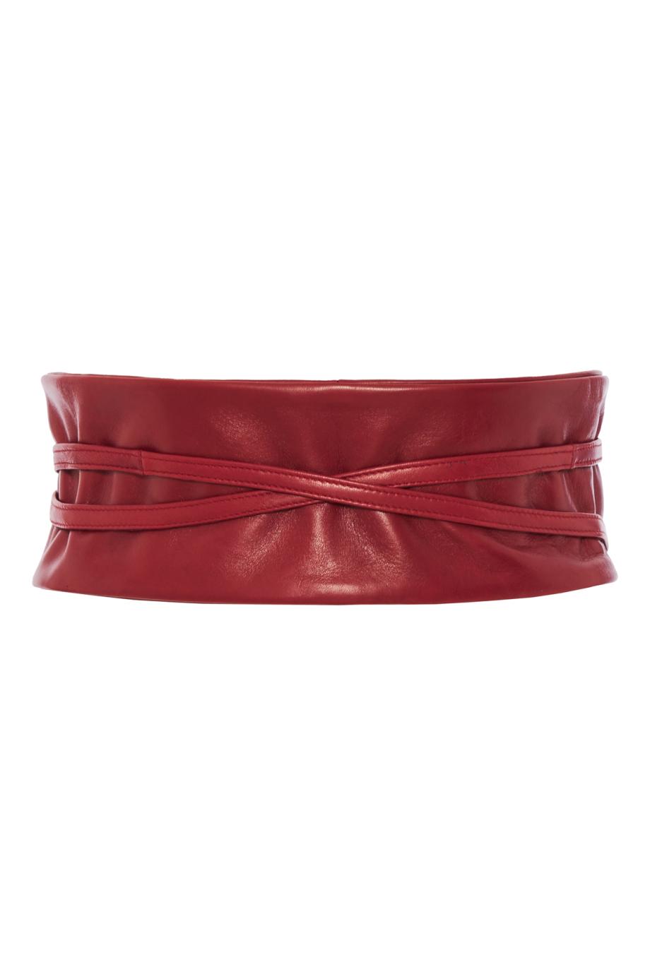 Geisha leather belt