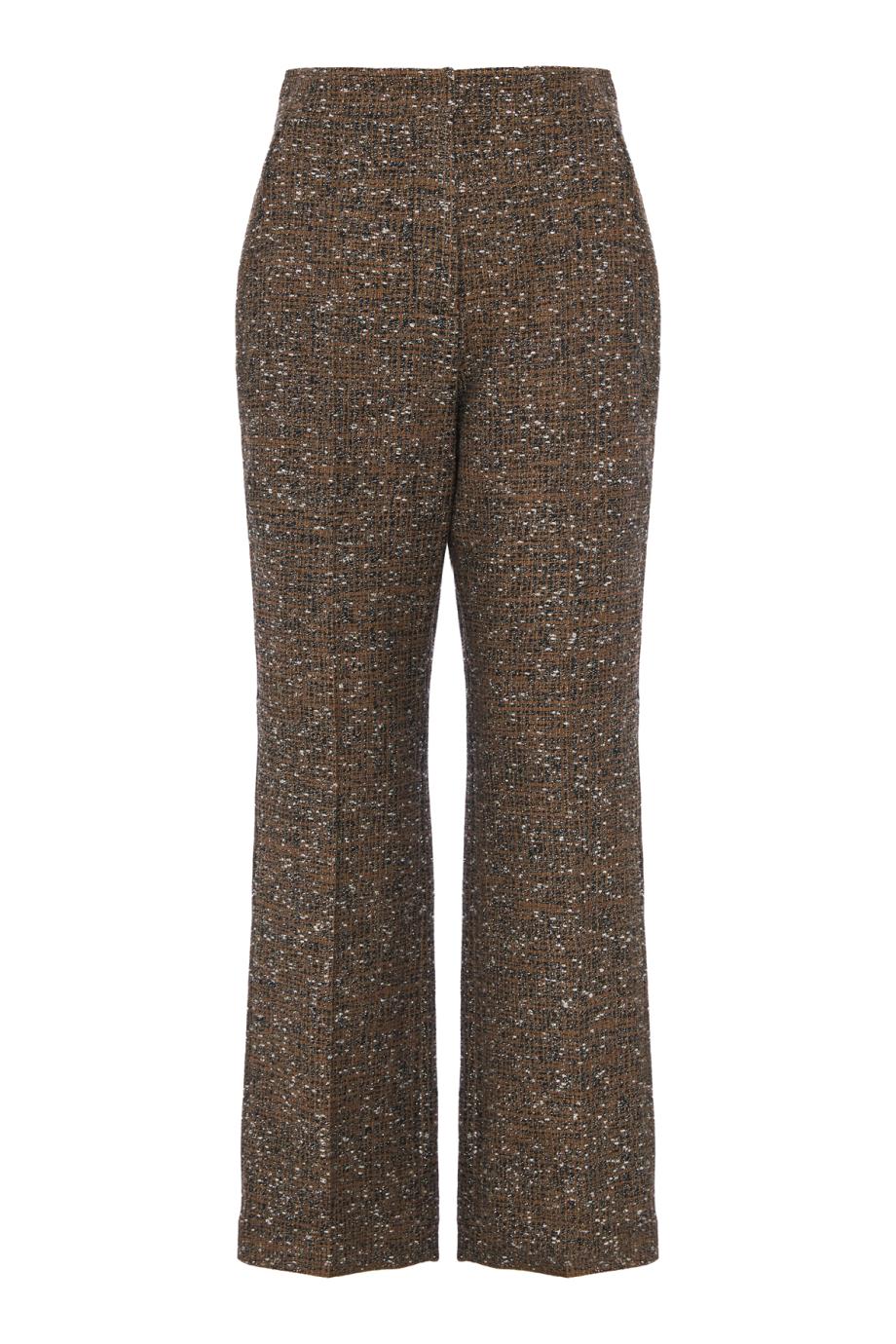 Tweed lurex pants