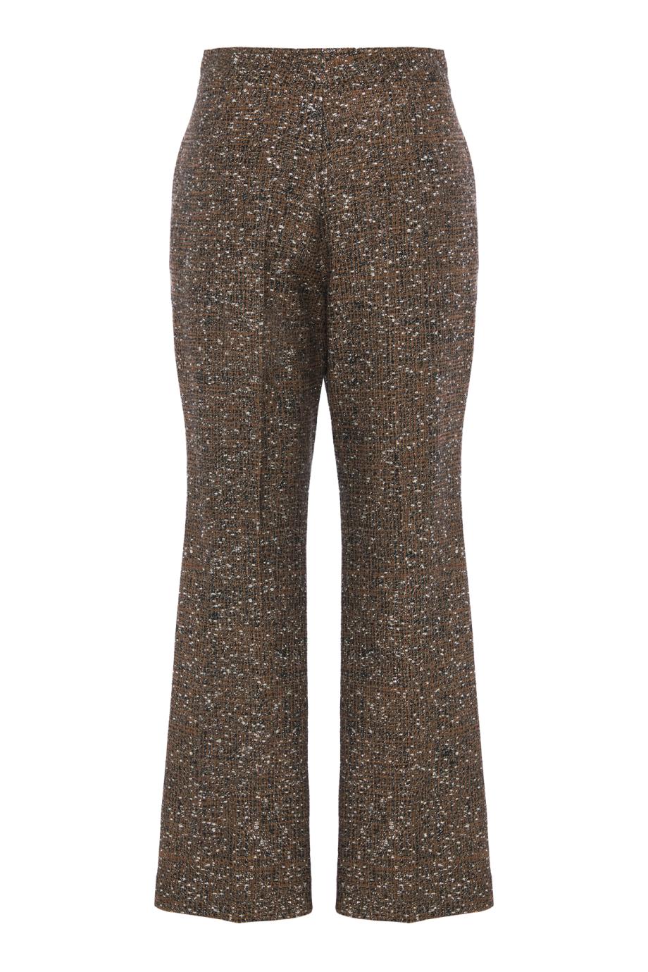 Tweed lurex pants