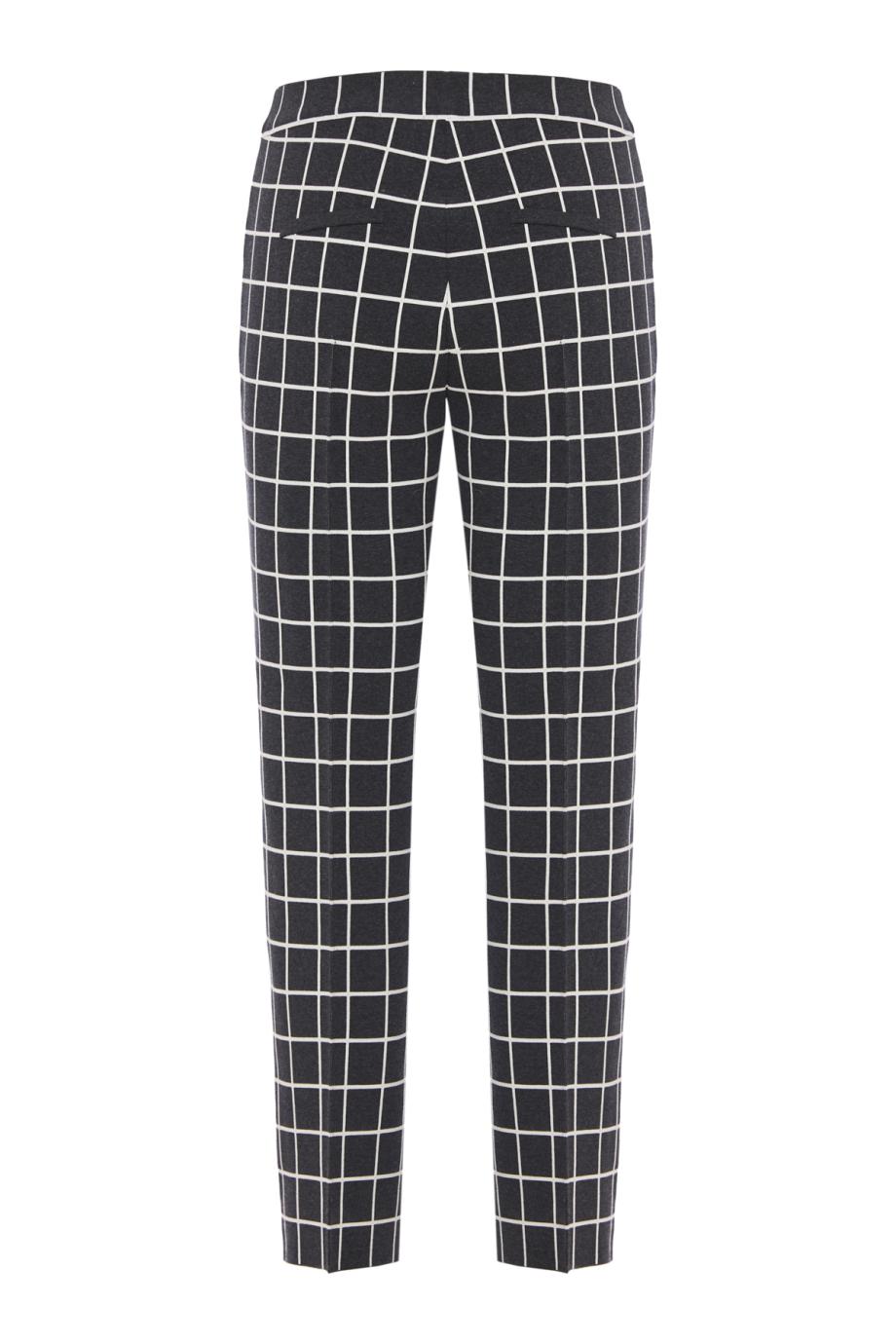 Louis checked cotton-blend pants in windowpane