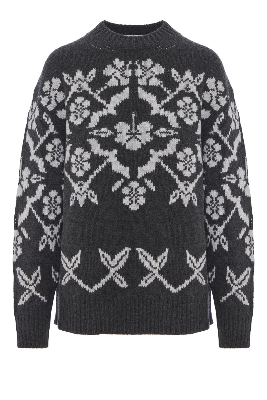 Georgia fair-isle wool and cashmere sweater
