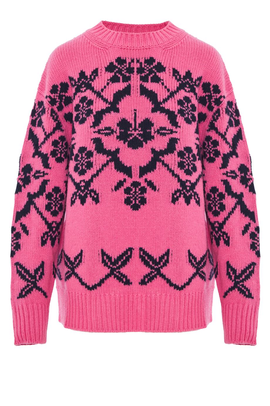 Georgia fair-isle wool and cashmere sweater