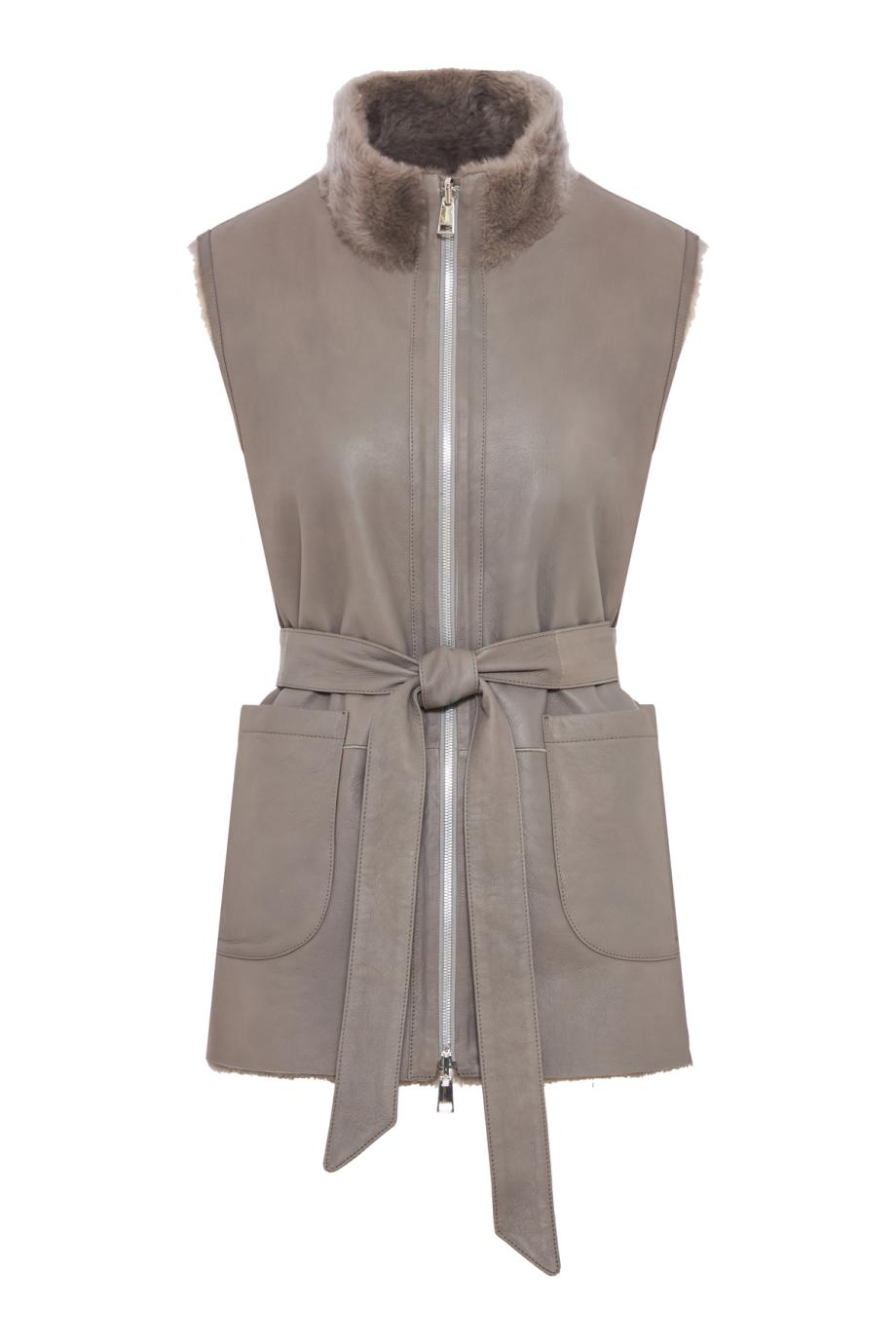 Shearling vest 