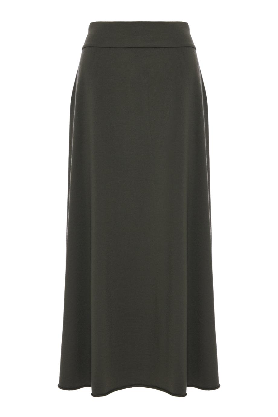 Gonna knitted wool-blend maxi skirt