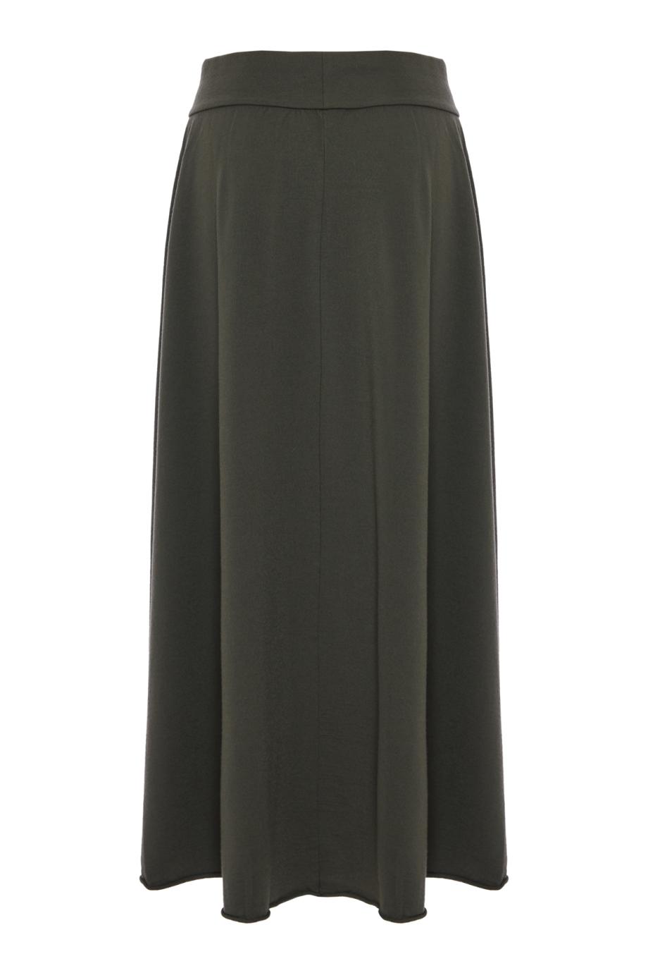 Gonna knitted wool-blend maxi skirt