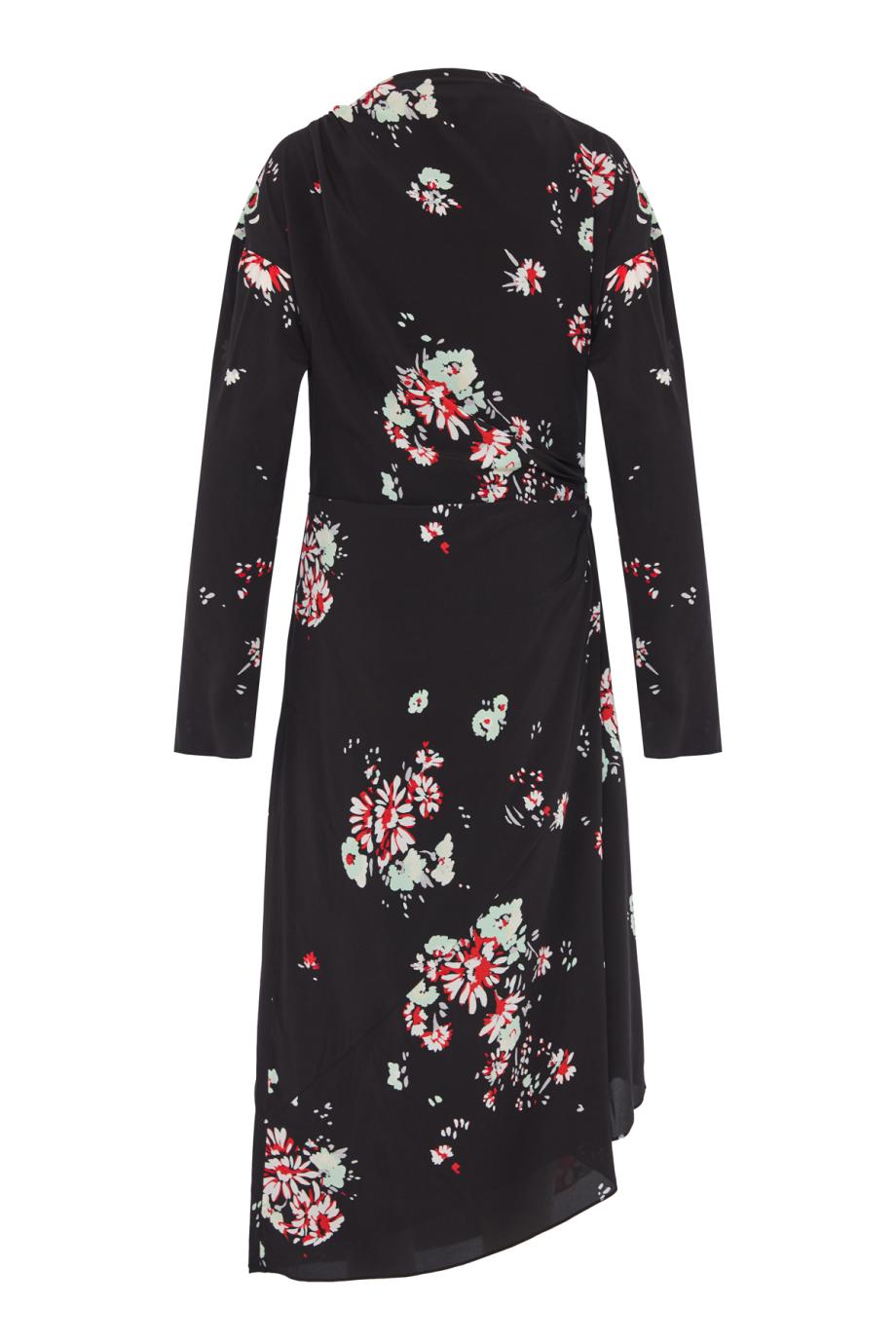 Trudie printed silk-blend midi dress