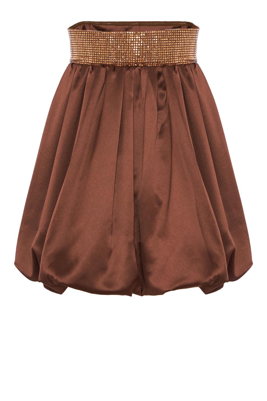 Delfina embellished satin mini dress 
