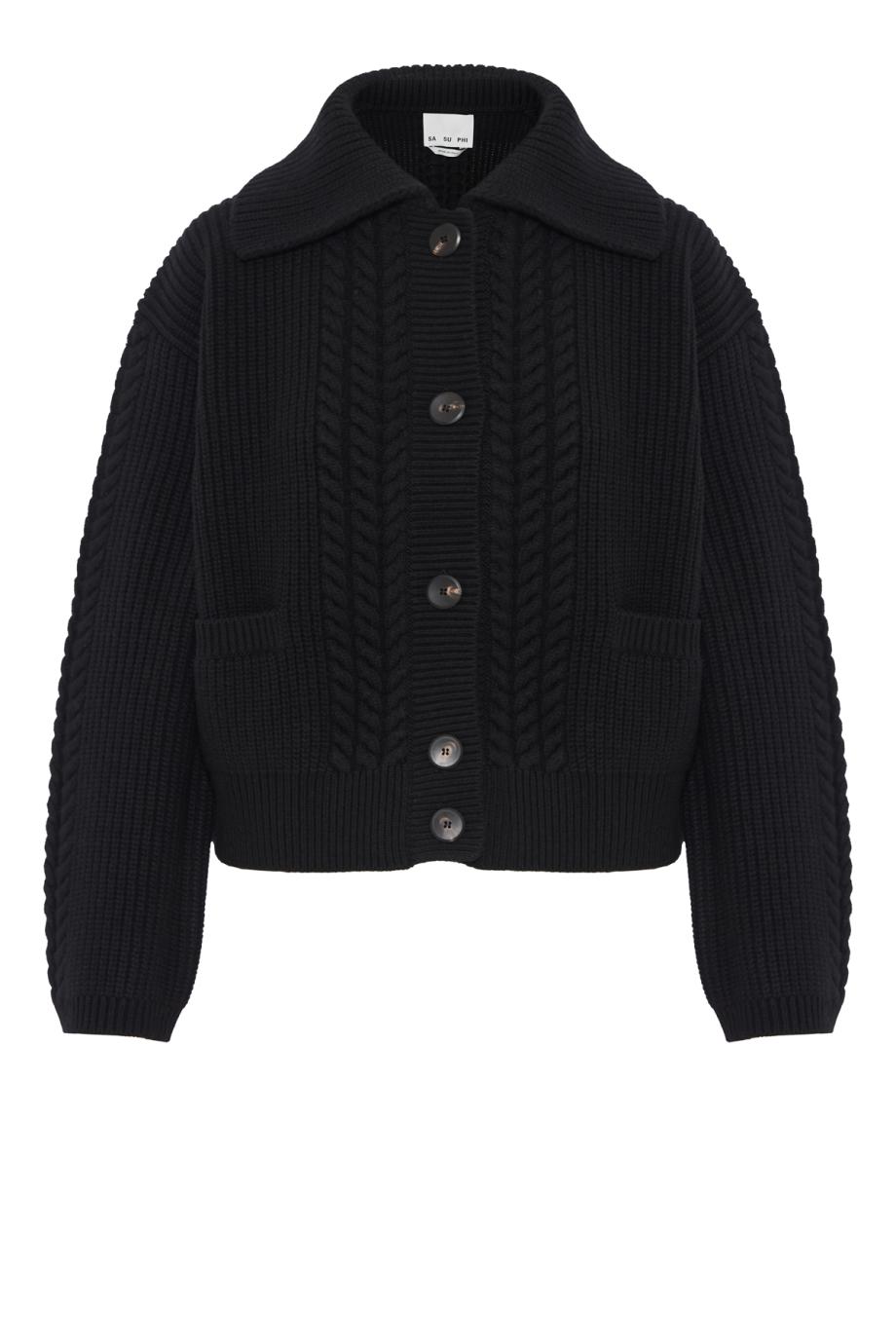 Wool and cashmere cardigan