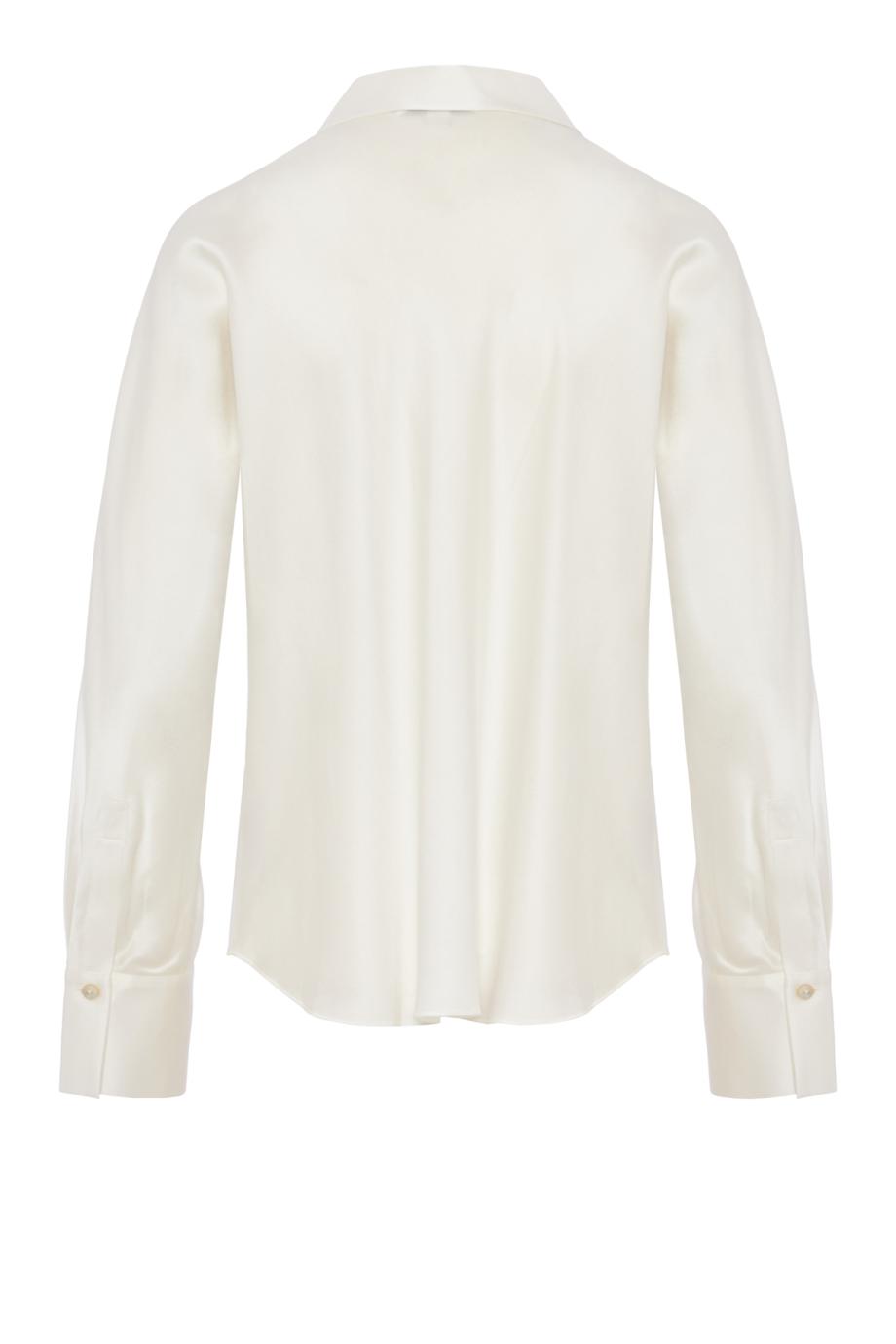 Silk Bias Long-Sleeve shirt