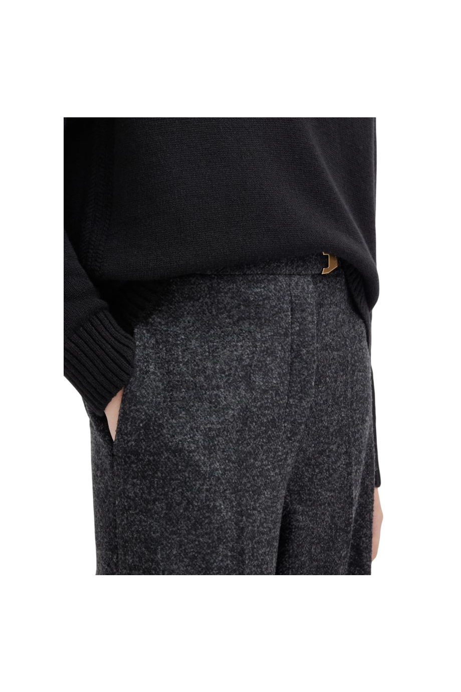 Amanda pressed boucle pants