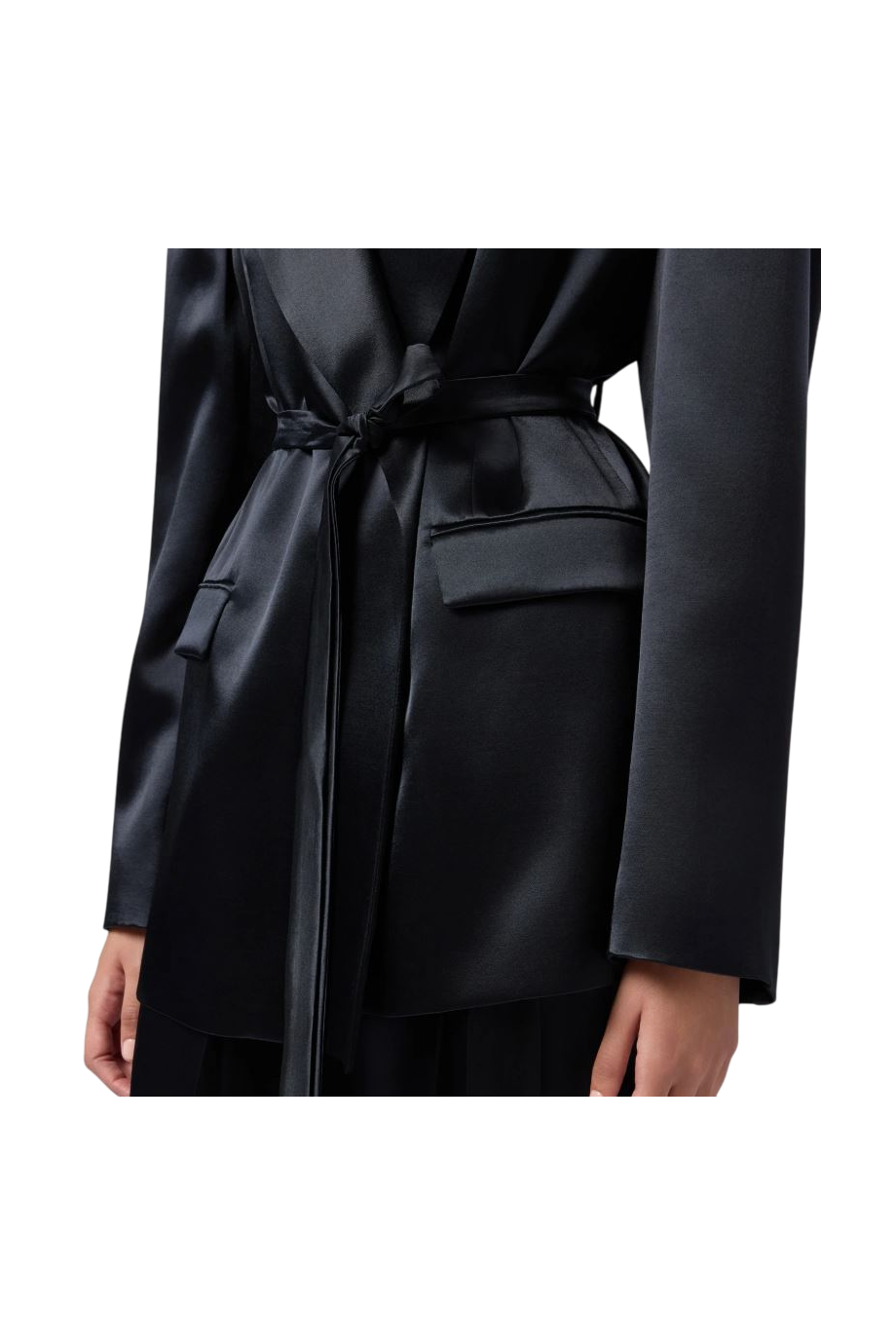 Wilder satin blazer 