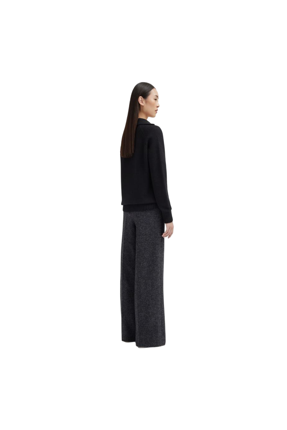 Amanda pressed boucle pants