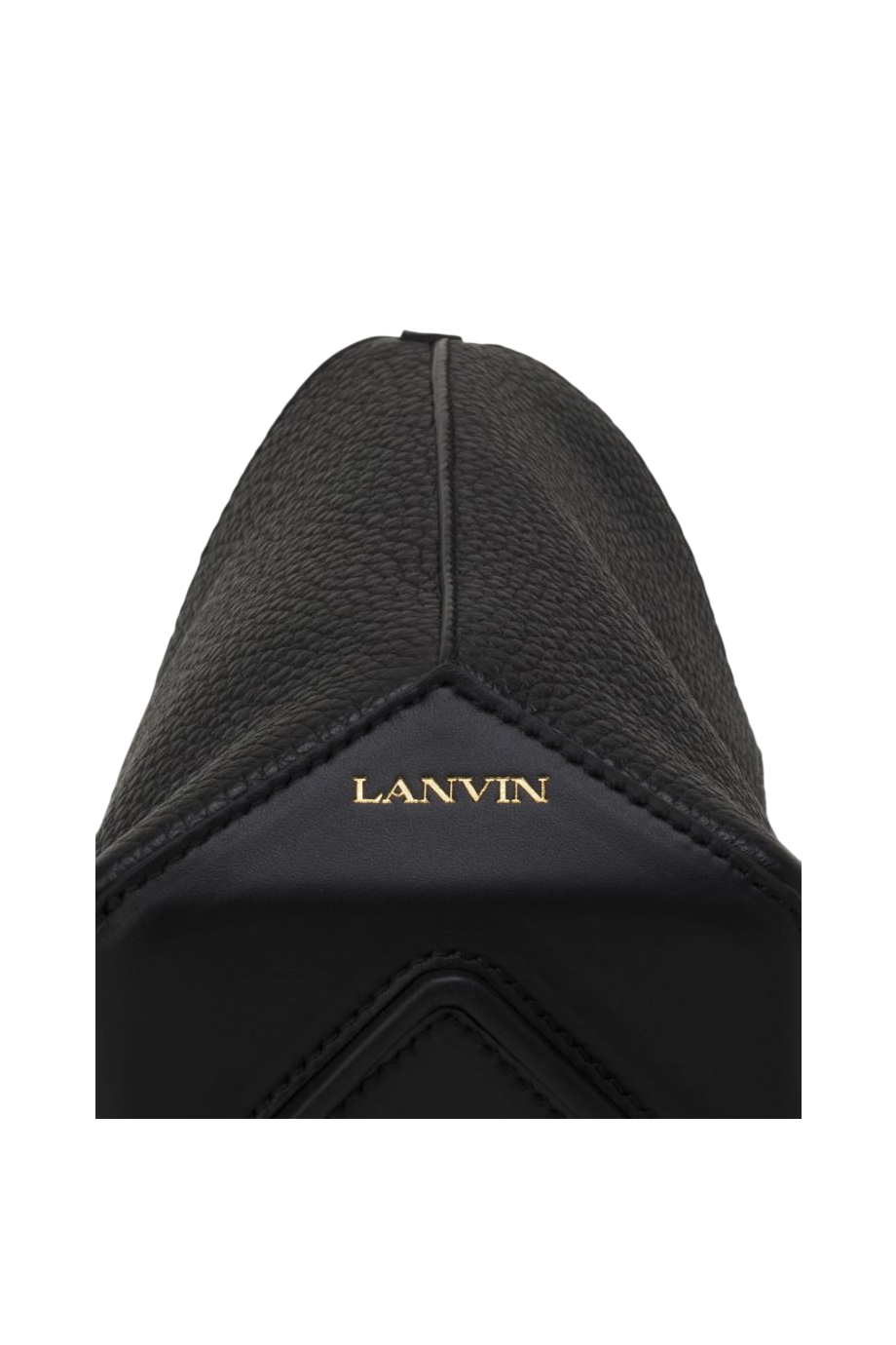 Nano pebbled-leather bucket bag