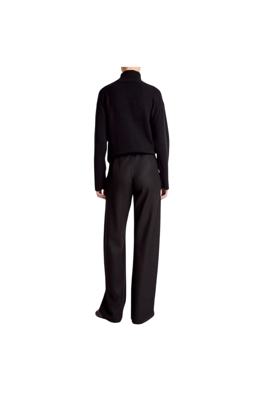 Wool-blend pants