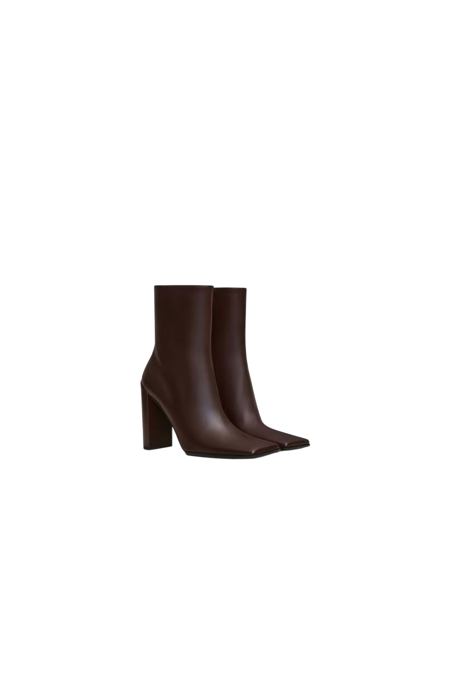 Leather 90 ankle boots